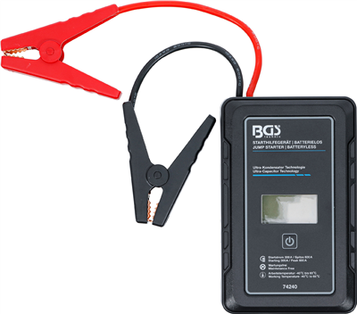 BGS 74240, Pomocné startovací zařízení bez baterie s technologií ultra kondenzátoru 12 V / 300 A / 600 A