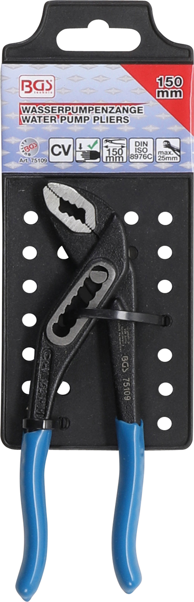 BGS 75109, Kleště sika s prostrkovací tkaninou Malá 150 mm