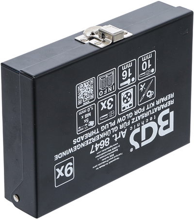 BGS 8647, Sada pro opravu závitů žhavicích svíček M8 x 1,0 mm