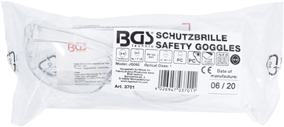 BGS 3701, Ochranné brýle transparentní