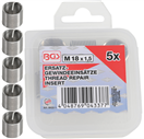 BGS technic 9433-1 BGS 9433-1, Sada náhradních závitových vložek M18 x 1,5 mm 5dílná
