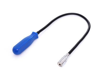 Elastický magnetický chyták s LED svítilnou na vytahování předmětů, 57 cm, TA4156