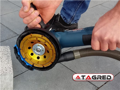 Kryt úhlové brusky s odsáváním a kartáčem 180 mm - 230 mm, TA1114