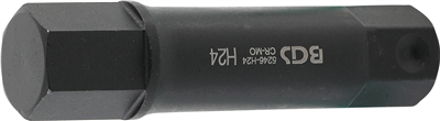 BGS 5246-H24, Bit Délka 100 mm pohon vnější šestihran 22 mm vnitřní šestihran 24 mm