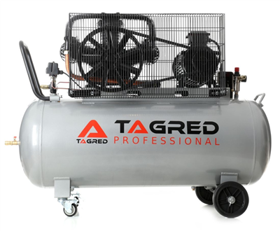 AKČNÍ SET SETTA311BM, Olejový kompresor 300l, 3 písty, 400V, 9,5 KW, s příslušenstvím