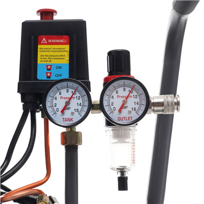 AKČNÍ SET SETTA3384M, Bezolejový kompresor s odlučovačem 50l, 230V, 2 písty, 2000W 10 BAR + příslušenství