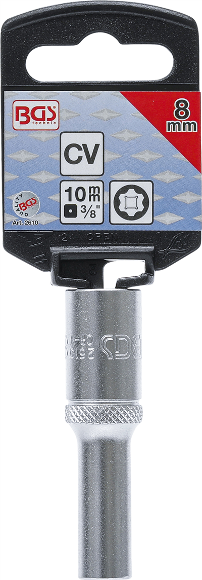 BGS 2610, Nástrčná hlavice Super Lock, prodloužená 10 mm (3/8