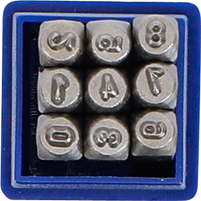 BGS 3028, Razicí matrice, čísla 2,5 mm