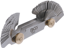 BGS technic 3069 BGS 3069, Dvojitá závitová měrka, 52 lístků metrická 0,25 - 6,0 mm, Whitworth 4G - 62G