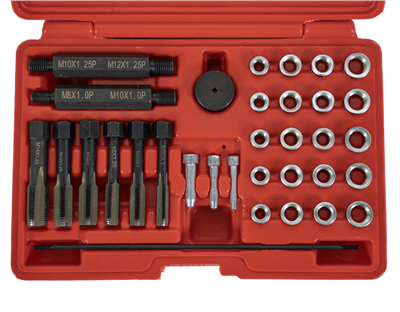 Matabro MB-02-13460, Sada na opravu závitů žhavicích svíček M8, M10, M12, M14 a regeneraci závitů