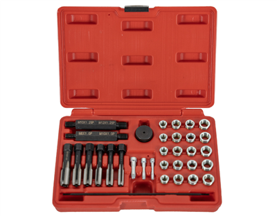 Matabro MB-02-13460, Sada na opravu závitů žhavicích svíček M8, M10, M12, M14 a regeneraci závitů