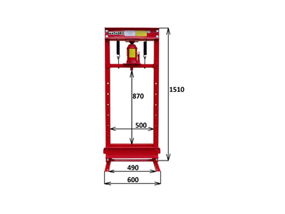 Matabro MB-P20T, Hydraulický lis 20 t