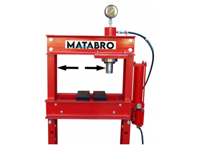 Matabro MB-P30TAH, Hydraulicko-pneumatický lis 30t s posuvným pístem