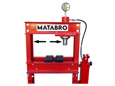Matabro MB-P30TDP, Hydraulický lis 30t s dvourychlostní pumpou a posuvným pístem