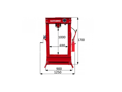 Matabro MB-P50TDP, Hydraulický lis 50t s dvourychlostní pumpou