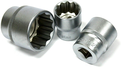 Matabro MB-SOC01, Sada dvanáctihranných hlavic Nástrčné klíče Gola ořechy 8 - 36 mm 1/2´ CR-V 21ks