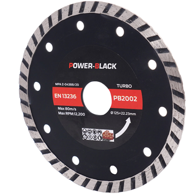 Tagred PB2002, Diamantový kotouč na řezání betonu 125x22,2mm
