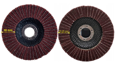 Tagred TA1060, Lamelový kotouč na čištění, broušení, leštění kovů 125 x 22,2 mm