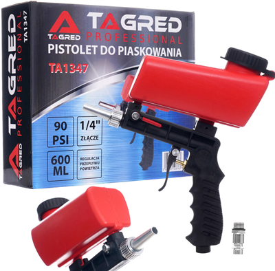 Tagred TA1347, Pískovací pistole s 6mm tryskou a zásobníkem
