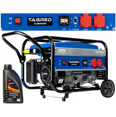 Tagred TA2800GHW, Generátor, elektrocentrála 2800W, 230V