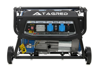 Tagred TA3500GHWX, Generátor, elektrocentrála 3500W se stabilizátorem napětí AVR, s pojezdem
