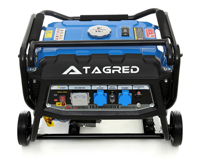 Tagred TA3500GHWX, Generátor, elektrocentrála 3500W se stabilizátorem napětí AVR, s pojezdem