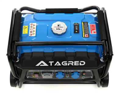 Tagred TA3500GHWX, Generátor, elektrocentrála 3500W se stabilizátorem napětí AVR, s pojezdem