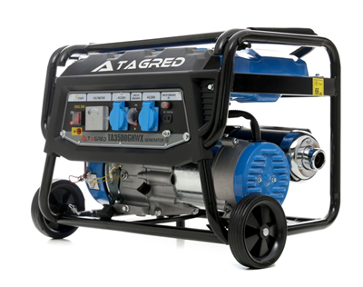 Tagred TA3500GHWX, Generátor, elektrocentrála 3500W se stabilizátorem napětí AVR, s pojezdem