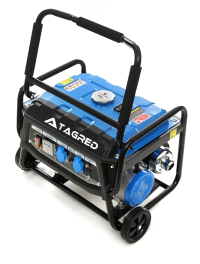 Tagred TA3500GHWX, Generátor, elektrocentrála 3500W se stabilizátorem napětí AVR, s pojezdem