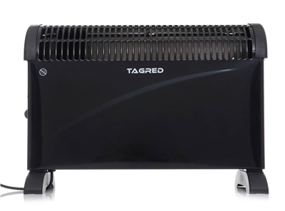 Tagred TA901B, Elektrický konvektor s termostatem 2000W, turbo vzduchu, černý