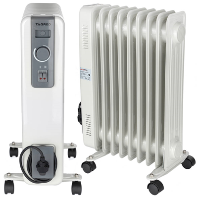 Tagred TA920, Elektrické olejové topení 2000W, 9 žeber, bílé
