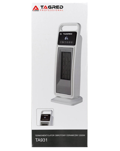 Tagred TA931, Sloupový termo ventilátor, rotační keramický ohřívač, 2000W