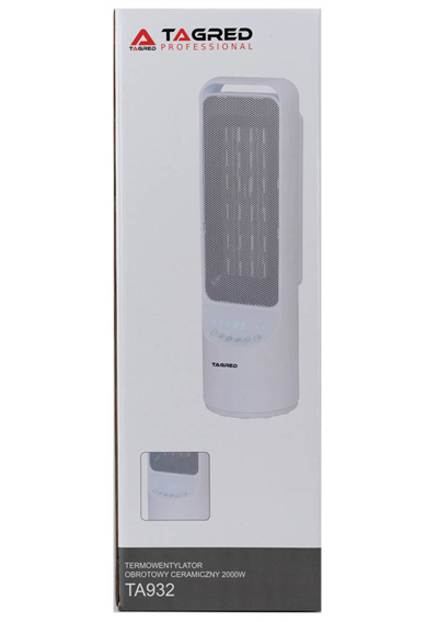 Tagred TA932, Sloupový termo ventilátor, rotační keramický ohřívač, 2000W