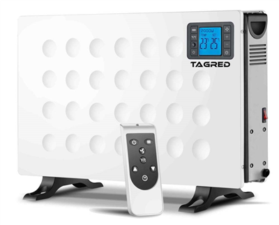 Tagred TA941W, Elektrický konvektor 2000W, dálkové ovládání, časovač LCD, bílý