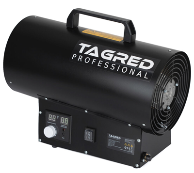 Tagred TA961, Plynový ohřívač 15 kW, hadice, redukce, termostat, LCD