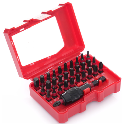 Úderové bity TORX, PZ1, HEX3, TX, sada 32 ks, TA1208
