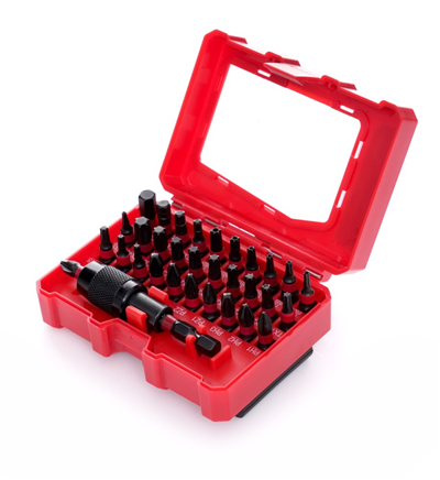 Úderové bity TORX, PZ1, HEX3, TX, sada 32 ks, TA1208