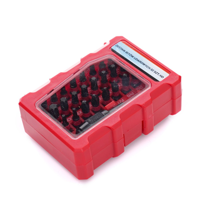 Úderové bity TORX, PZ1, HEX3, TX, sada 32 ks, TA1208