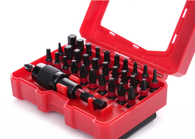 Úderové bity TORX, PZ1, HEX3, TX, sada 32 ks, TA1208