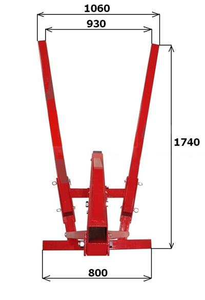 Zvedák motoru žirafa 2t Matabro MB-20040 s balancérem 900kg Matabro MB-BALHOOK