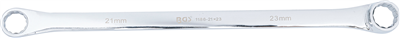 BGS 1186-21x23, Oboustranný očkový klíč velmi dlouhé 21 x 23 mm