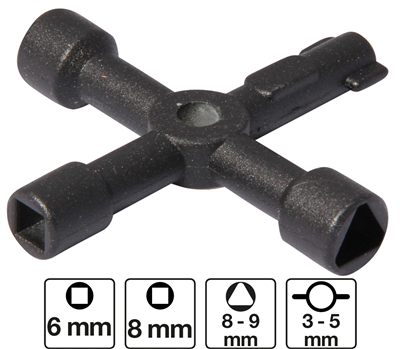 BGS 9803, Univerzální klíč na rozvodné skříně