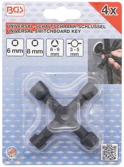 BGS 9803, Univerzální klíč na rozvodné skříně