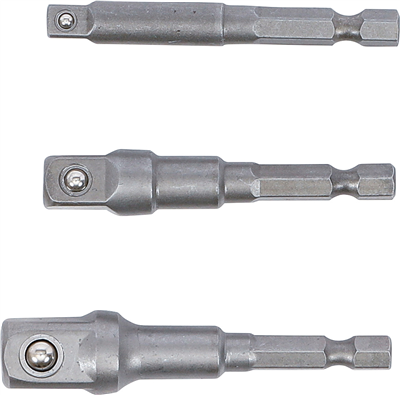 BGS 9685, Sada adaptérů pro vrtačky vnější šestihran 6,3 mm (1/4