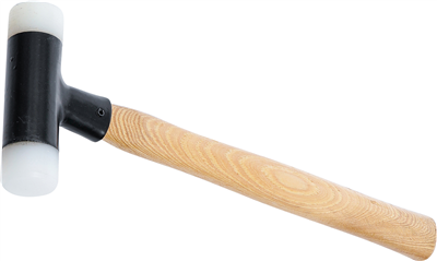 BGS 1859-30, Palička s nylonovou hlavou násada Hickory bez zpětného rázu O 30 mm 300 g