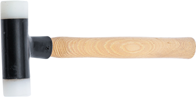 BGS 1859-30, Palička s nylonovou hlavou násada Hickory bez zpětného rázu O 30 mm 300 g
