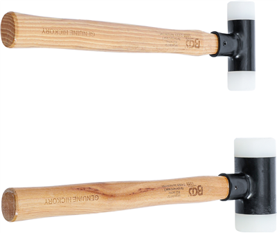 BGS 1859, Sada paliček s nylonovou hlavou násada Hickory bez zpětného rázu O 30 / 45 mm 300 / 550 g 2dílná