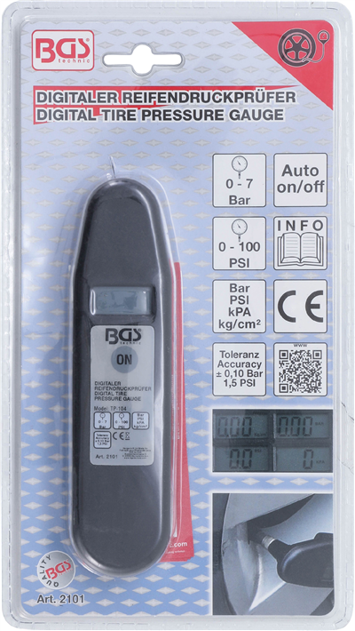 BGS 2101, Digitální měřič tlaku v pneumatikách