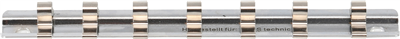 BGS 2316, Kolejnice pro hlavice s 7 klipy 6,3 mm (1/4
