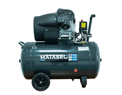 AKČNÍ SET SETMB-K108, Olejový kompresor 100l, 230V s příslušenstvím 3500W Matabro